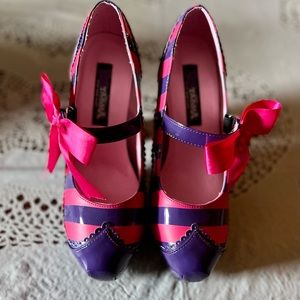 Funtasma Cheshire Cat heels size 8 EUC